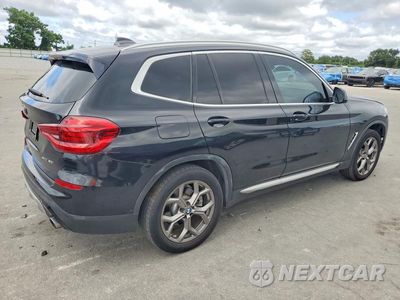 Trzecie zdjęcie samochodu z tyłu: 2021 BMW X3 SDRIVE30I VIN:5UXTY3C00M9D82083 - miniatura