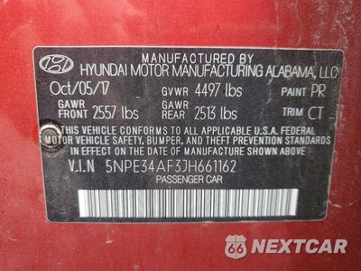 Zdjęcie 12 z 12 samochodu: 2018 HYUNDAI SONATA SPORT VIN:5NPE34AF3JH661162 - miniatura