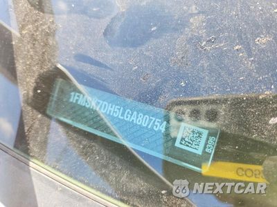 Zdjęcie 12 z 12 samochodu: 2020 FORD EXPLORER XLT VIN:1FMSK7DH5LGA80754 - miniatura