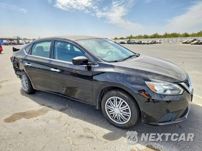 Czwarte zdjęcie samochodu z boku: 2019 NISSAN SENTRA S VIN:3N1AB7AP9KY248116 - miniatura