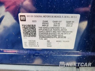 Zdjęcie 12 z 12 samochodu: 2023 CHEVROLET EQUINOX LT VIN:3GNAXKEG7PL203036 - miniatura