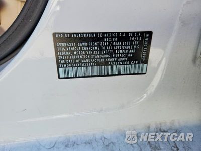 Zdjęcie 13 z 13 samochodu: 2015 VOLKSWAGEN JETTA SE VIN:3VWD07AJXFM239477 - miniatura