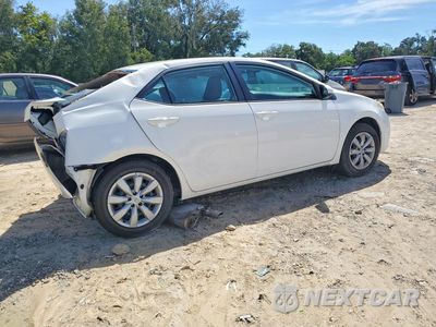 Trzecie zdjęcie samochodu z tyłu: 2016 TOYOTA COROLLA LE VIN:2T1BURHE6GC546867 - miniatura