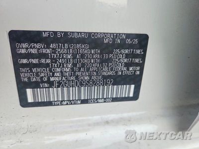 Zdjęcie 13 z 13 samochodu: 2025 SUBARU CROSSTREK PREMIUM VIN:JF2GUHDC9S8288192 - miniatura