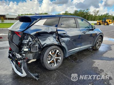 Trzecie zdjęcie samochodu z tyłu: 2023 KIA SPORTAGE EX VIN:5XYK33AF5PG080324 - miniatura