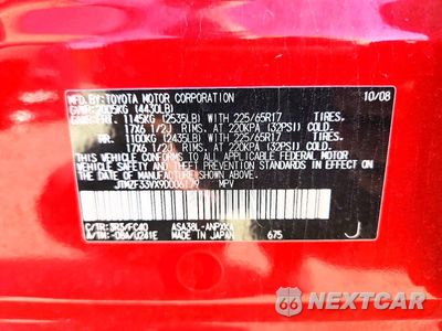Zdjęcie 14 z 14 samochodu: 2009 TOYOTA RAV4 BASE VIN:JTMZF33VX9D006179 - miniatura