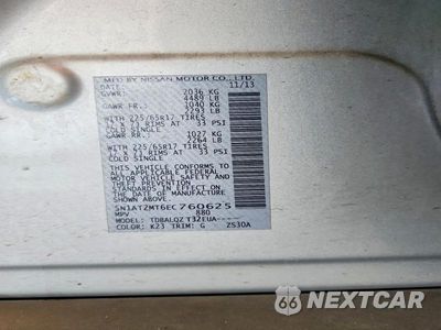 Zdjęcie 13 z 13 samochodu: 2014 NISSAN ROGUE SV VIN:5N1AT2MT6EC760625 - miniatura