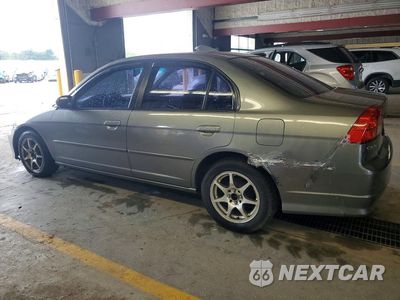Drugie zdjęcie samochodu z przodu: 2005 HONDA CIVIC EX VIN:1HGES26785L011562 - miniatura