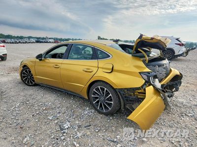 Drugie zdjęcie samochodu z przodu: 2020 HYUNDAI SONATA SEL PLUS VIN:5NPEJ4J22LH016749 - miniatura