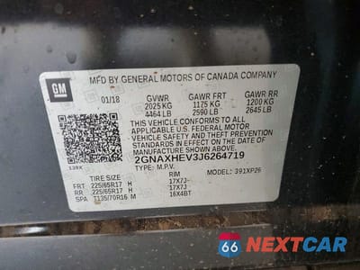 Zdjęcie 12 z 12 samochodu: 2018 CHEVROLET EQUINOX LS VIN:2GNAXHEV3J6264719 - miniatura
