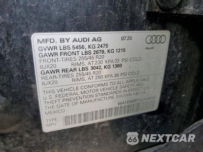 Zdjęcie 13 z 13 samochodu: 2020 AUDI Q5 TITANIUM PREMIUM PLUS VIN:WA1ENAFY1L2094192 - miniatura