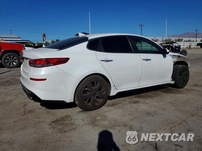 Trzecie zdjęcie samochodu z tyłu: 2019 KIA OPTIMA S VIN:5XXGT4L36KG318063 - miniatura