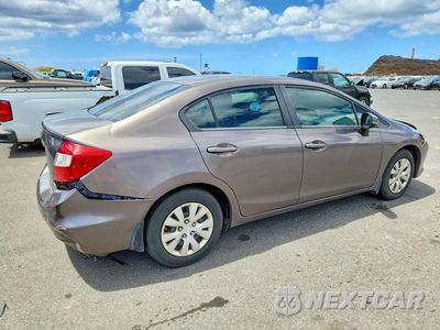 Trzecie zdjęcie samochodu z tyłu: 2012 HONDA CIVIC LX VIN:2HGFB2F50CH586851 - miniatura