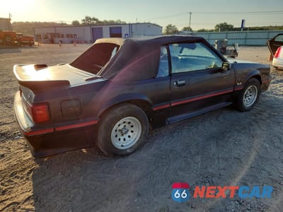 Trzecie zdjęcie samochodu z tyłu: 1989 FORD MUSTANG GT VIN:1FABP45E2KF204269 - miniatura