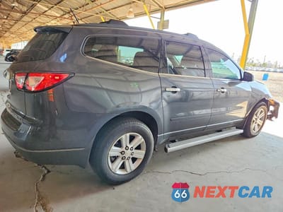 Trzecie zdjęcie samochodu z tyłu: 2014 CHEVROLET TRAVERSE LT VIN:1GNKRHKD4EJ171145 - miniatura