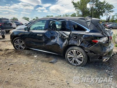 Drugie zdjęcie samochodu z przodu: 2018 ACURA MDX TECHNOLOGY VIN:5J8YD4H56JL001654 - miniatura