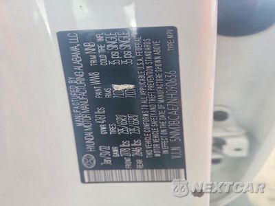 Zdjęcie 13 z 13 samochodu: 2022 HYUNDAI TUCSON SEL VIN:5NMJBCAE7NH090636 - miniatura
