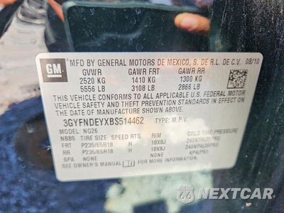 Zdjęcie 13 z 13 samochodu: 2011 CADILLAC SRX LUXURY COLLECTION VIN:3GYFNDEYXBS514462 - miniatura