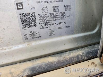 Zdjęcie 13 z 13 samochodu: 2020 BUICK ENCLAVE ESSENCE VIN:5GAEVAKW7LJ281177 - miniatura
