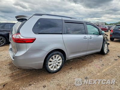 Trzecie zdjęcie samochodu z tyłu: 2015 TOYOTA SIENNA XLE 7-PASSENGER VIN:5TDDK3DC7FS122376 - miniatura