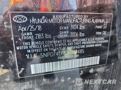 Zdjęcie 13 z 13 samochodu: 2018 HYUNDAI ELANTRA SE VIN:5NPD74LF8JH354485 - miniatura