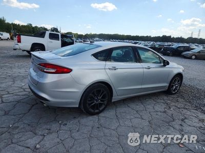 Trzecie zdjęcie samochodu z tyłu: 2018 FORD FUSION SE VIN:3FA6P0HD4JR200738 - miniatura