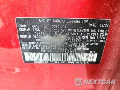 Zdjęcie 13 z 13 samochodu: 2024 SUBARU OUTBACK TOURING VIN:4S4BTAPC8R3266671 - miniatura