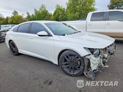Czwarte zdjęcie samochodu z boku: 2019 HONDA ACCORD SPORT VIN:1HGCV1F38KA160941 - miniatura