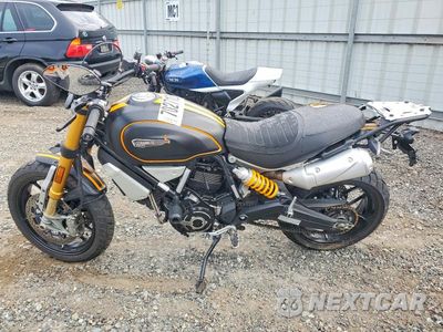 Trzecie zdjęcie samochodu z tyłu: 2018 DUCATI SCRAMBLER 1100 VIN:ZDMKAFCP1JB002089 - miniatura