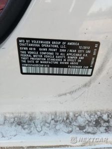 Zdjęcie 12 z 12 samochodu: 2014 VOLKSWAGEN PASSAT SEL VIN:1VWCS7A32EC061412 - miniatura