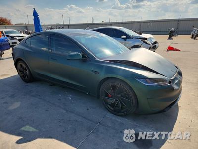 Czwarte zdjęcie samochodu z boku: 2026 TESLA MODEL 3 VIN:5YJ3E1ETXTF205869 - miniatura