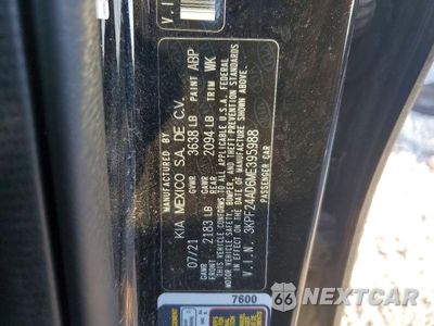 Zdjęcie 13 z 13 samochodu: 2021 KIA FORTE FE VIN:3KPF24AD6ME395988 - miniatura