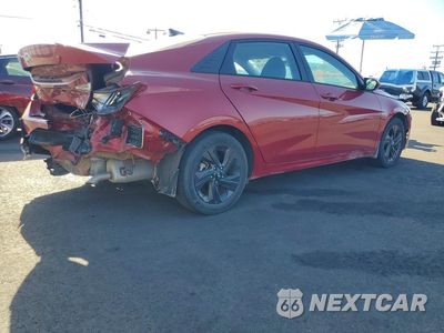 Trzecie zdjęcie samochodu z tyłu: 2022 HYUNDAI ELANTRA SEL VIN:KMHLM4AG2NU219042 - miniatura