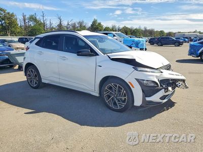 Czwarte zdjęcie samochodu z boku: 2022 HYUNDAI KONA N LINE VIN:KM8K3CA36NU822257 - miniatura