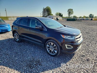 Czwarte zdjęcie samochodu z boku: 2017 FORD EDGE TITANIUM VIN:2FMPK3K80HBB02398 - miniatura