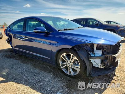 Czwarte zdjęcie samochodu z boku: 2017 HYUNDAI ELANTRA LIMITED VIN:5NPD84LF5HH012760 - miniatura