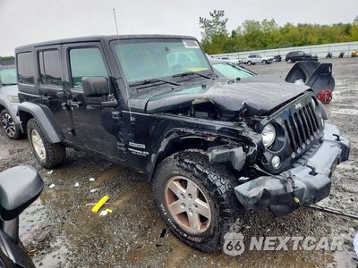 Czwarte zdjęcie samochodu z boku: 2017 JEEP WRANGLER UNLIMITED SPORT VIN:1C4BJWDGXHL663358 - miniatura