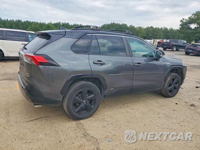 Trzecie zdjęcie samochodu z tyłu: 2019 TOYOTA RAV4 XSE VIN:2T3EWRFV7KW010874 - miniatura