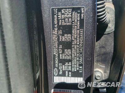 Zdjęcie 13 z 13 samochodu: 2022 HYUNDAI TUCSON SEL VIN:5NMJC3AE9NH064441 - miniatura