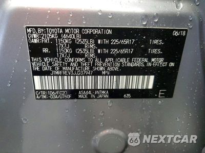 Zdjęcie 13 z 13 samochodu: 2018 TOYOTA RAV4 XLE VIN:JTMRFREV3JJ237947 - miniatura