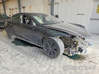 Czwarte zdjęcie samochodu z boku: 2021 TESLA MODEL S VIN:5YJSA1E56MF441395 - miniatura