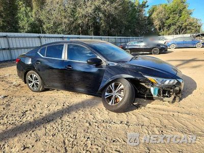 Czwarte zdjęcie samochodu z boku: 2021 NISSAN SENTRA SV VIN:3N1AB8CV3MY297204 - miniatura