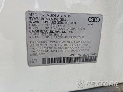 Zdjęcie 13 z 13 samochodu: 2016 AUDI Q5 PREMIUM PLUS S-LINE VIN:WA1D7AFP3GA011645 - miniatura
