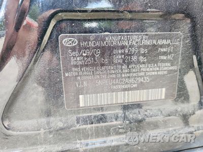 Zdjęcie 12 z 12 samochodu: 2010 HYUNDAI SONATA LIMITED VIN:5NPEU4AC2AH629435 - miniatura