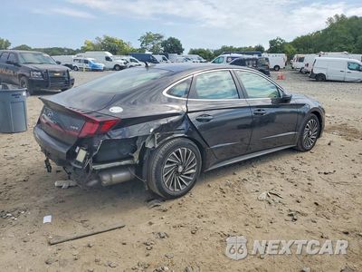 Trzecie zdjęcie samochodu z tyłu: 2022 HYUNDAI SONATA HYBRID LIMITED VIN:KMHL54JJ5NA043002 - miniatura