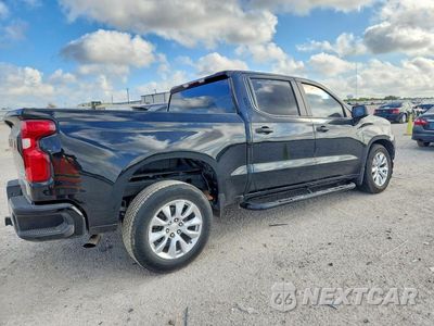 Trzecie zdjęcie samochodu z tyłu: 2020 CHEVROLET SILVERADO C1500 CUSTOM VIN:3GCPWBEK2LG133524 - miniatura