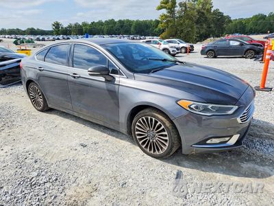 Czwarte zdjęcie samochodu z boku: 2017 FORD FUSION TITANIUM VIN:3FA6P0K92HR116402 - miniatura