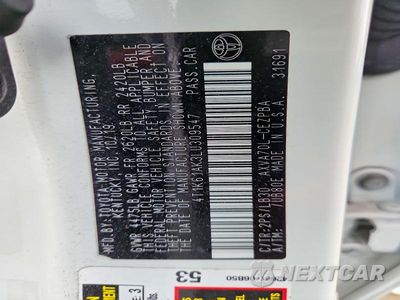 Zdjęcie 13 z 13 samochodu: 2020 TOYOTA CAMRY XSE VIN:4T1K61AK3LU309547 - miniatura