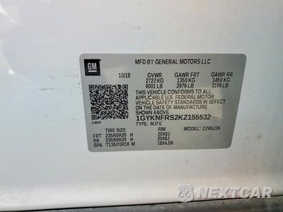 Zdjęcie 13 z 13 samochodu: 2019 CADILLAC XT5 PREMIUM LUXURY VIN:1GYKNFRS2KZ155532 - miniatura