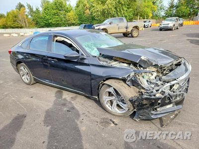 Czwarte zdjęcie samochodu z boku: 2018 HONDA ACCORD EX VIN:1HGCV1F44JA038889 - miniatura